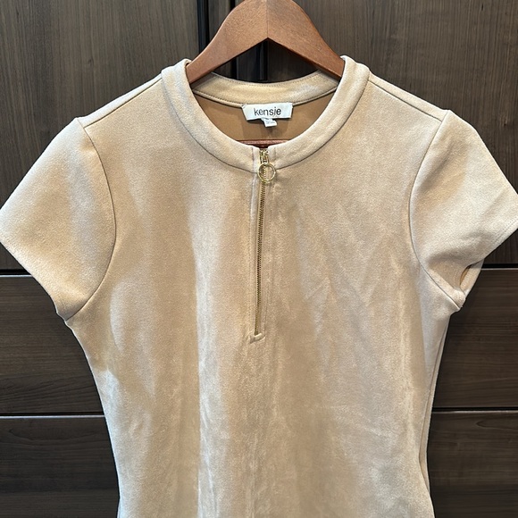 KENZIE Suede Dress Size 10 - Picture 2 of 3